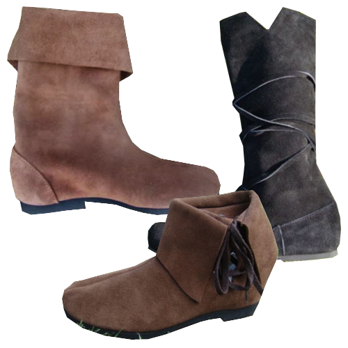 Chaussures et bottes médiévales