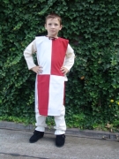 Tabard Enfant Rouge Blanc