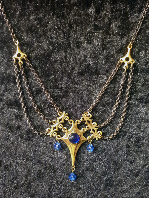 Collier Medieval Bleu